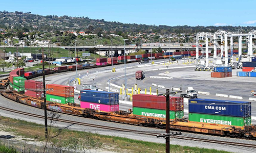 U.S. Port Backups Are Extending Into Freight Rail Supply Chains